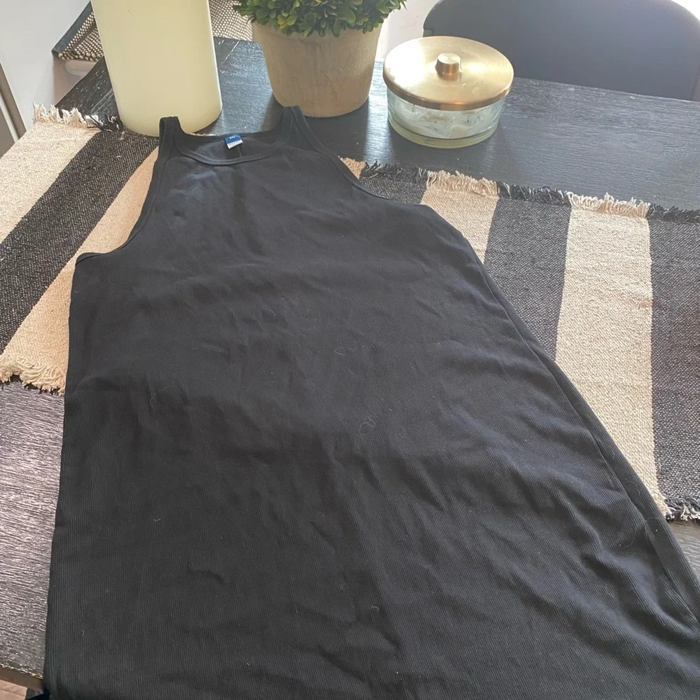 Old Navy Black MIDI Dress Womens XXL LIKE NEW NWOT - Picture 3 of 3
